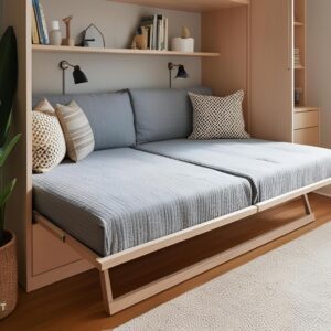 Learn how to build a foldable built-in bed ideal for micro-apartments, maximizing space usage with comfort and style. Follow this step-by-step guide and transform your small space into a practical and functional home.